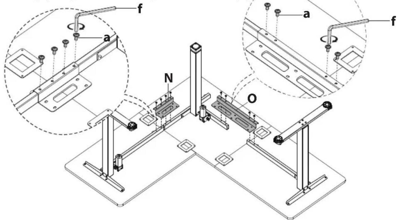Mount-It! MI-15010 - Option B: Long side of desk on the left hand side - 1