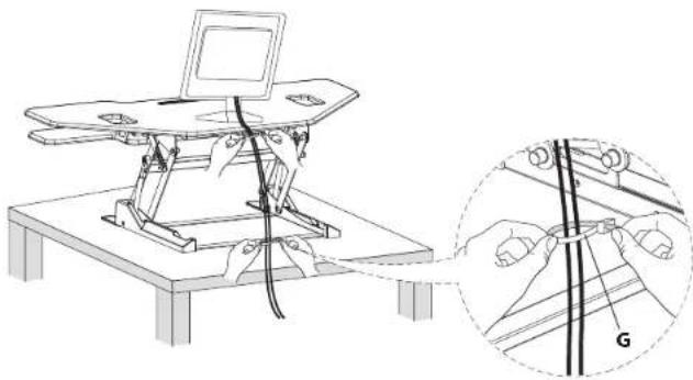 Mount-It! MI-7958A - Worksurface Cable Management - 1