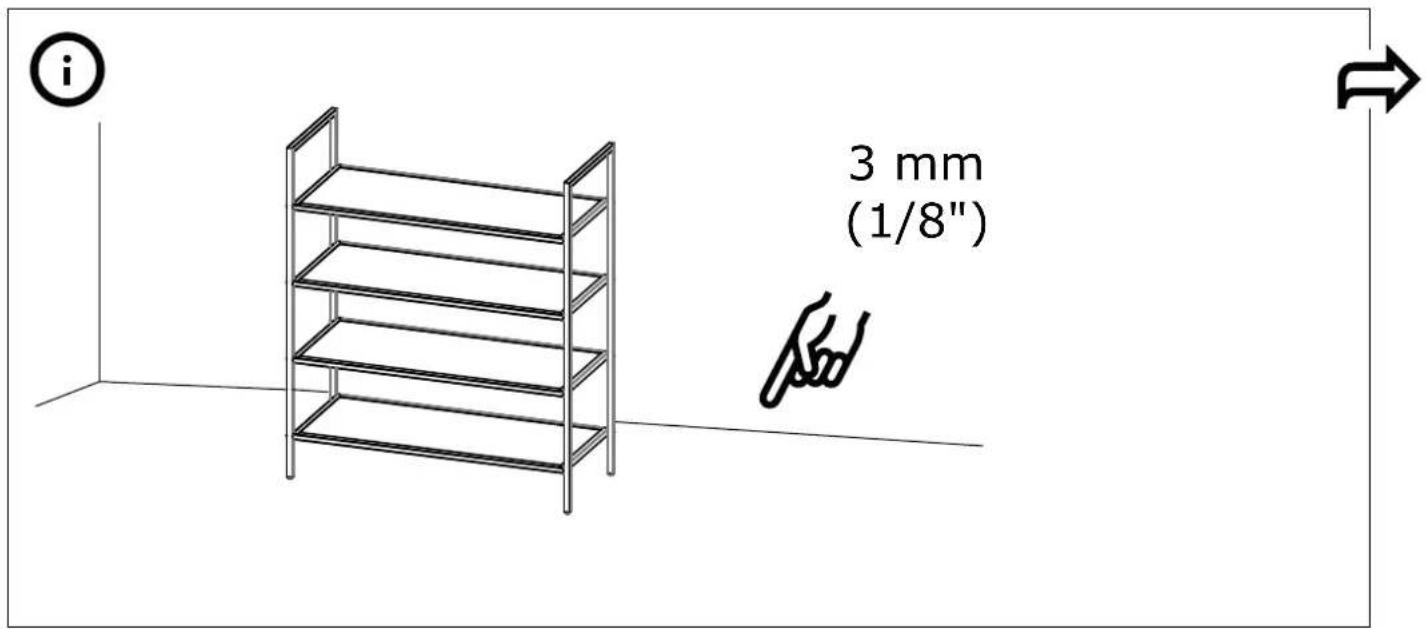 3 mm (1/8")