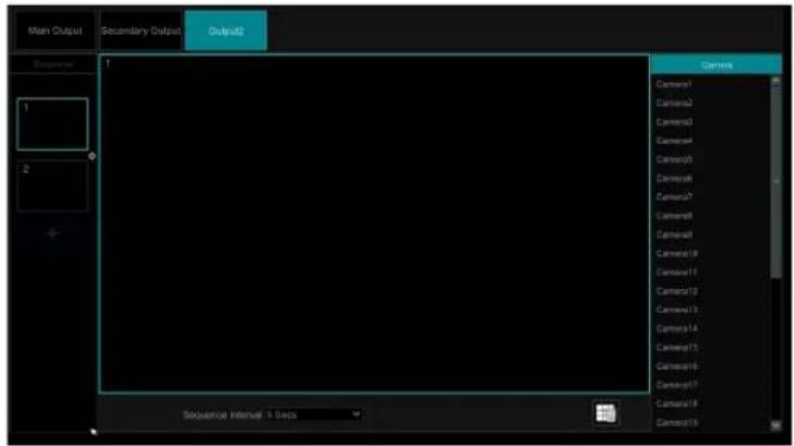 Main Output Secondary Output Output2 Sequence 1 2 Sequence Interval 1.0 sec Sequence Camera Camera1 Camera2 Camera3 Camera4 Camera5 Camera6 Camera7 Camera8 Camera9 Camera10 Camera11 Camera12 Camera13 Camera14 Camera15 Camera16 Camera17 Camera18 Camera19