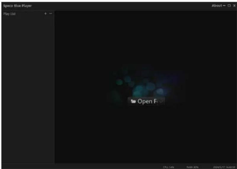 Speco Blue Player Play List + - Open F: CPU 540s Real 900s 2024/5/17 14:43:50