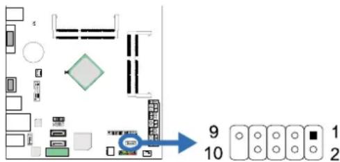 BIOSTAR J3060NH - J COM1: Serial Port Connector - 1