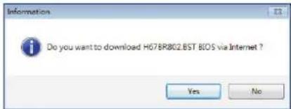 BIOSTAR J3060NH - BIOS Update Utility (through the Internet) - 3