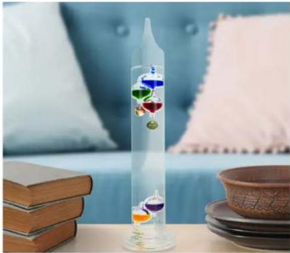 LA CROSSE TECHNOLOGY 914-4928 - Inch Galileo Thermometer - 1