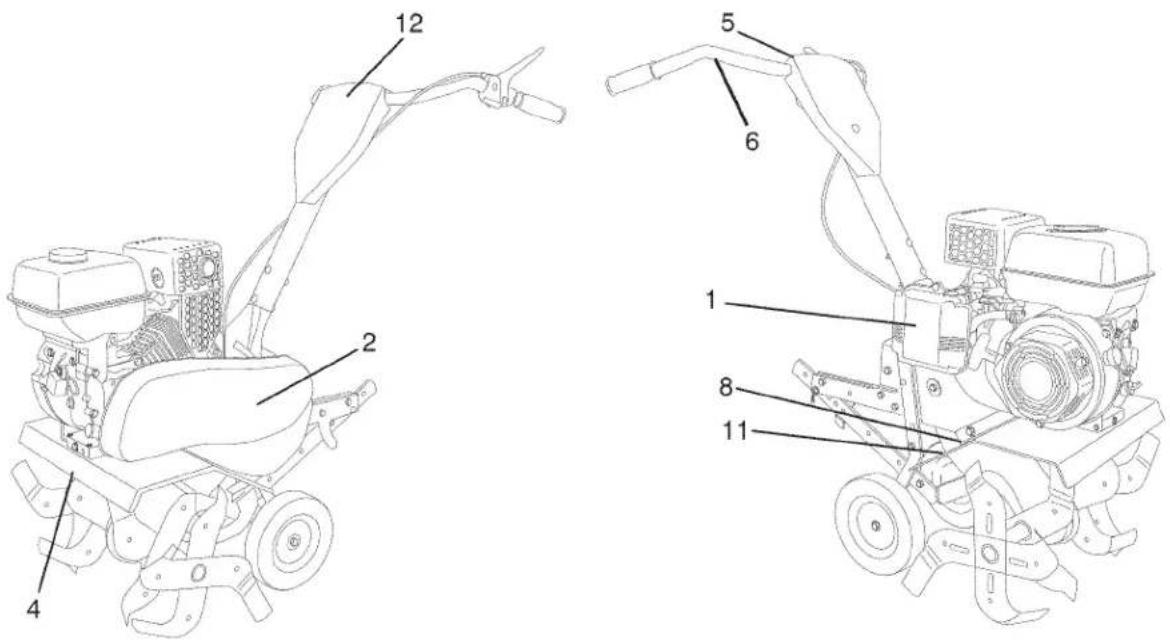 Craftsman 917.299011 - TILLER - - MODEL NUMBER 917.299011 - 1