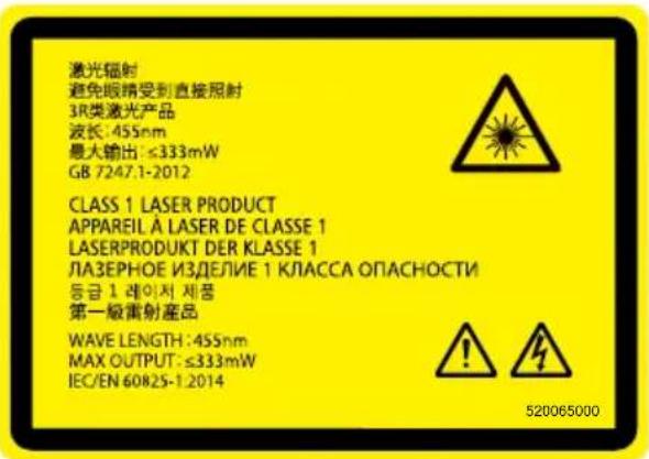 VIEWSONIC UB1060D - 激光窗口 LASER WINDOW - 1