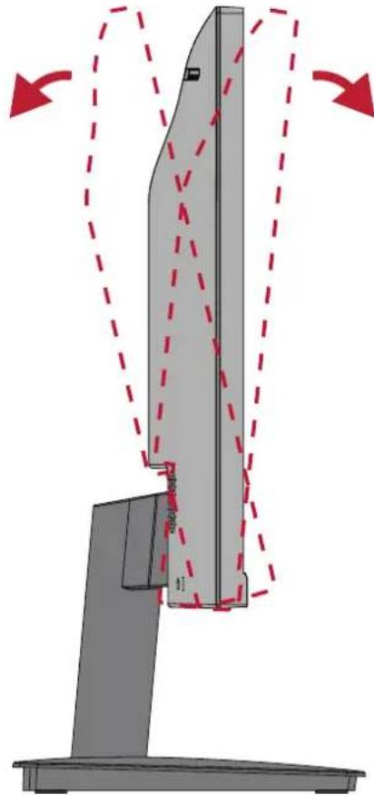 VIEWSONIC VX2407-7 - Tilt Angle Adjustment - 1