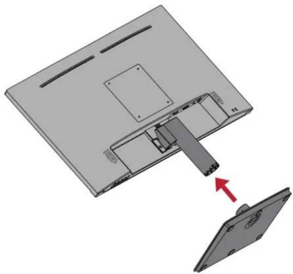 VIEWSONIC VX2407-7 - Initial Setup Installing the Stand - 2