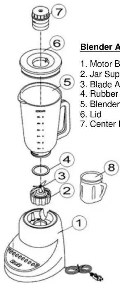 Imarflex IB-350FG - DESCRIPTION OF PARTS - 1