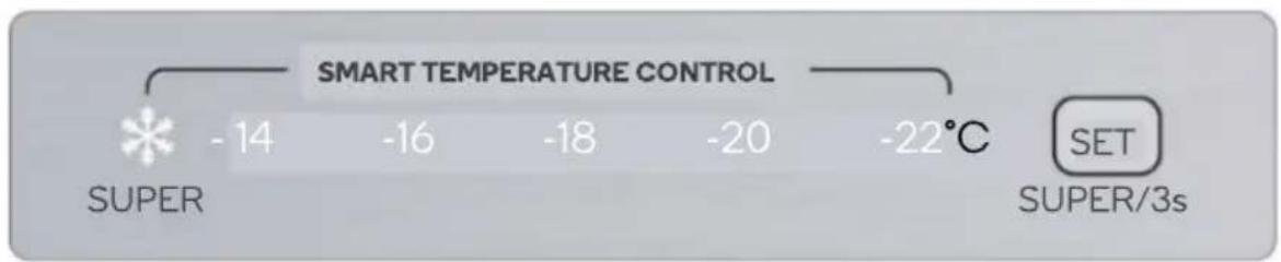 Kogan KAHFRZU161A - Temperature and mode setting - 1