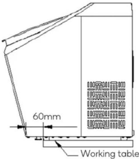 60mm Working table
