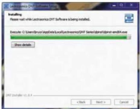Lectromonica DNT Software Group Installing Please wait while Lectromonica DNT Software is being installed. Execute: C:\Users\Bruc\AppData\Local\Lectromonica\DNT Server\sbrust\prnst-end\BA.exe Show details DNT Installer v1.0.4 < Back Next > Cancel