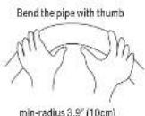 Perfect Aire 3PAMS27-HH-MZO3 - NOTE ON MINIMUM BEND RADIUS - 1