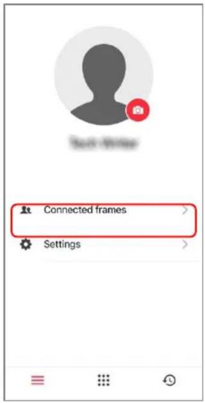 Connected frames Settings