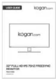 USER-SLIVE kogan.com kogan.com 32" FULL HD IPS 75HZ FREESYNC MONITOR