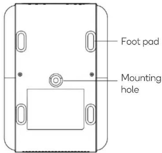 Foot pad Mounting hole