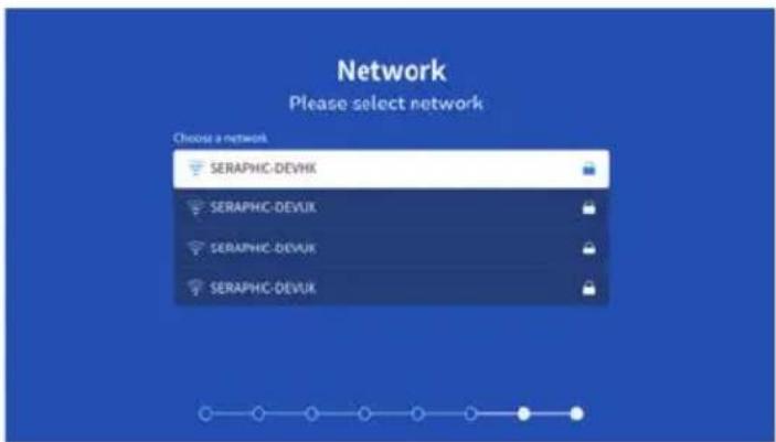 Network Please select network Choose a network SERAPHIC-DEVHX SERAPHIC-DEVUX SERAPHIC-DEVUX SERAPHIC-DEVUX