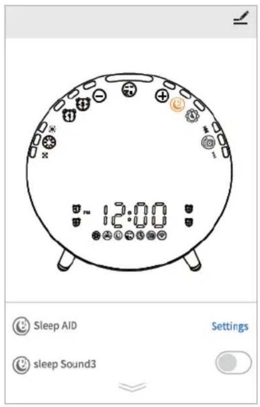 12:00 Sleep AID Settings sleep Sound3