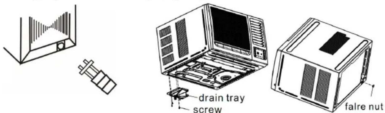 drain tray screw falle nut