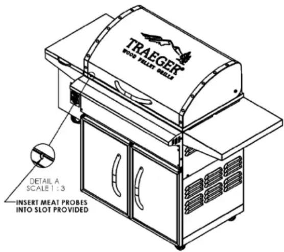 TRAEGER Select Pro BBQ400.03 - Meat Probes setup: - 2