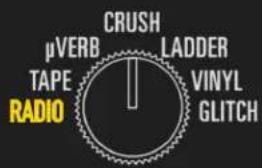 CRUSH μVERB TAPE RADIO LADDER VINYL GLITCH
