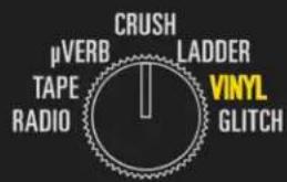CRUSH μVERB TAPE RADIO LADDER VINYL GLITCH