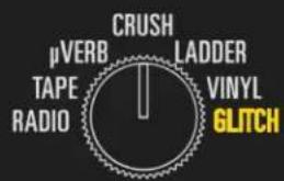 CRUSH μVERB TAPE RADIO LADDER VINYL GLITCH