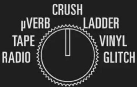 CRUSH μVERB TAPE RADIO LADDER VINYL GLITCH