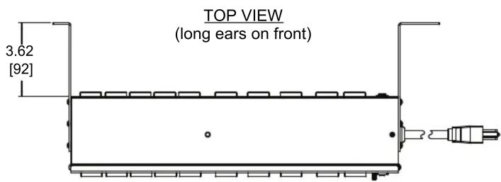 TOP VIEW (long ears on front) 3.62 [92]