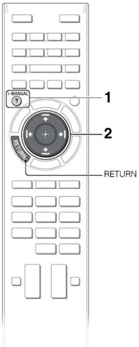 I-MANUAL ? RETURN 1 2 RETURN