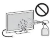 SONY KDL-50W700A - Handling and cleaning the screen surface/cabinet of the TV set - 1