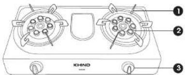 Khind GC8008 - 零件名称 - 1