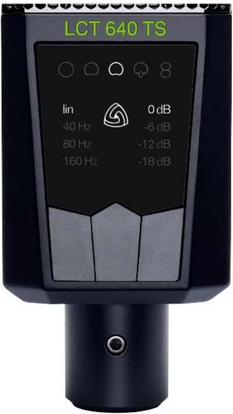 LCT 640 TS lin 40 Hz 80 Hz 160 Hz 0 dB -6 dB -12 dB -18 dB