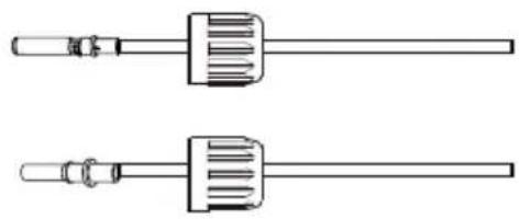 Two identical line drawings of a cylindrical tool with internal grooves, no text or symbols present.