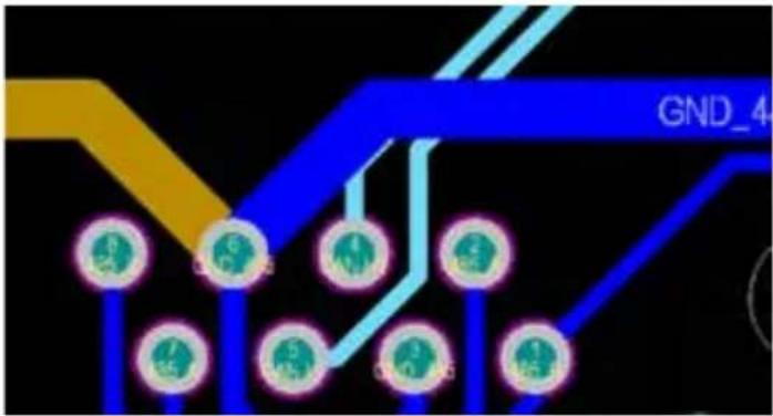 Pure electrical circuit lines without any symbols