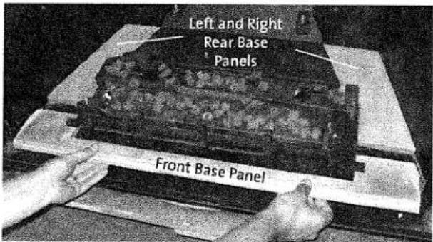 Left and Right Rear Base Panels Front Base Panel