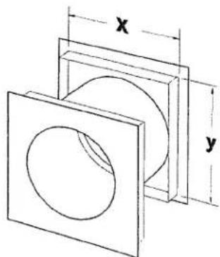 JOTUL GZ 650 DV - Minimum Clearances from the Vent Pipe to Combustible Materials: - 1