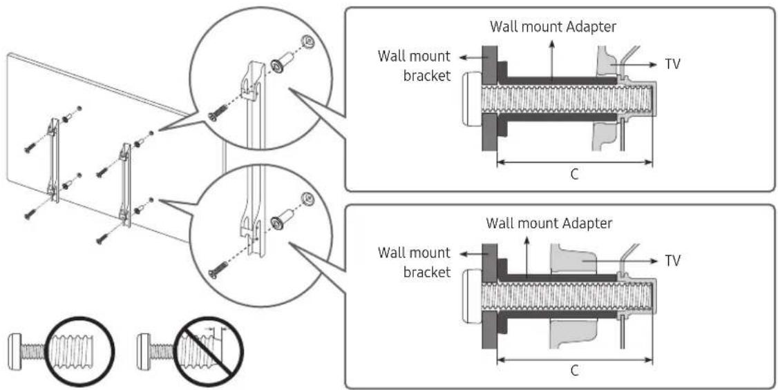 Wall mount Adapter Wall mount bracket TV C Wall mount Adapter Wall mount bracket TV C