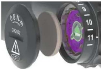 Steiner H6Xi 3-18x50mm - Replacing the Battery - 1