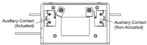 Auxiliary Contact (Actuated) Auxiliary Contact (Non-Actuated)
