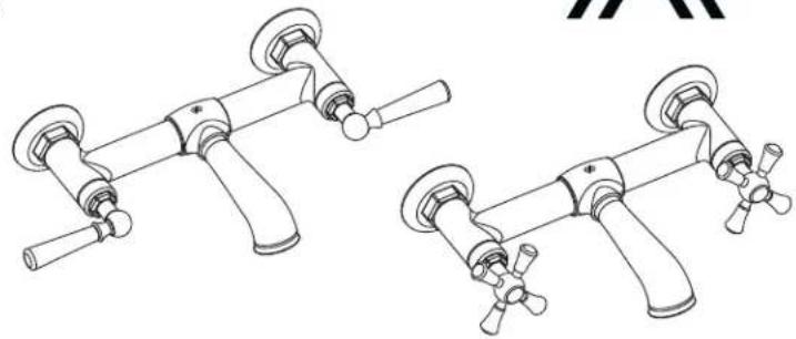 Dxv Oak Hill D35155470 - Wall-Mount Lavatory Faucet - 1