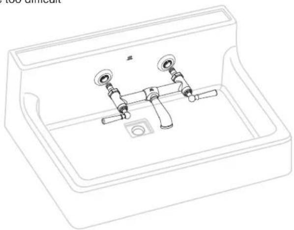 Dxv Oak Hill D35155470 - ATTACH FAUCET BODY - 2