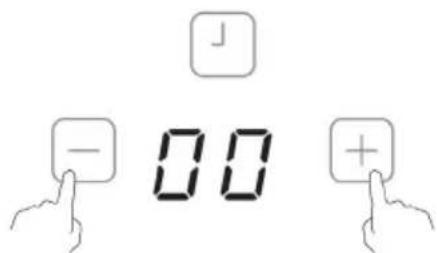 Kogan KAMCTIND90A - Setting the timer to turn one cooking zone off: - 5