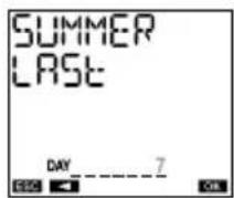 Vemer memo BUS BT2 - Daylight saving time (DST)/winter time (CET) change setting menu - 2