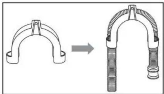 Kogan KATFWASH75A - Connect the drain hose - 1