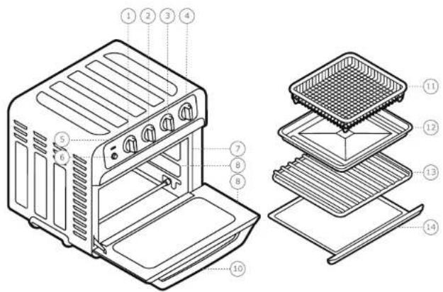 COSTWAY ES10044US - FEATURES - 1