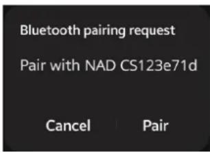 Bluesound CS1 - BLUETOOTH PAIRING - 1