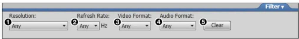 Resolution: Any Refresh Rate: Any Hz Video Format: Any Audio Format: Any Clear