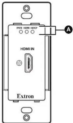 PWR HDMI HDGP HDMI IN Extron