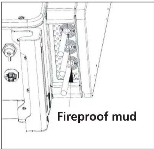 Fireproof mud